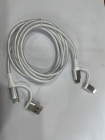 Pasokan Grosir Pabrik Kabel USB-A ke Type C 4 in 1 Berbahan Nilon Kepang, Pengisian Cepat 3A & Transfer Data Andal untuk Ponsel