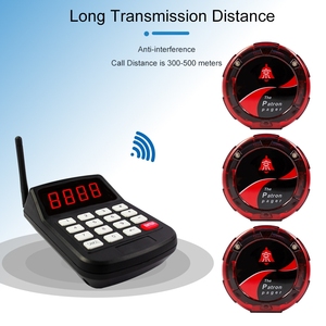 <strong>Queue</strong> Management <strong>System</strong> With 10 Pagers for Wholesale/Positioning Wireless Calling <strong>System</strong> for Restaurant - Product Image 5