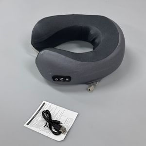 Compact Neck Massager for Travel Use, Heated <b>U</b> <b>Shaped</b> <b>Pillow</b> with Nodes, Comfortable Travel Neck <b>Pillow</b> - Product Image 1