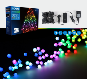 IP44 thông minh Cây thông giáng sinh trang trí chuỗi ánh sáng với ánh sáng Starlit ứng dụng trong nhà bền và thanh lịch - Product Image 2