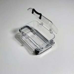 Caja de Almacenamiento de Joyas Transparente, Portátil, de Plástico, Tipo Mini Maleta, para Accesorios para el Cabello, Personalizable, Decorativa, Promocional, para Dulces - Product Image 3