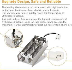 Éléments chauffants électriques haute performance en mica Solutions durables et efficaces à <span class=keywords><strong>double</strong></span> tension et à haute température - Product Image 3