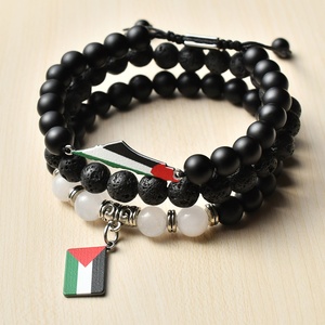 F563 I Love Gaza Artículo de Palestina Productos Muñequera Bandera de moda Brazalete Imagen Brasilia Joyería <span class=keywords><strong>Pulsera</strong></span> de Palestina gratis - Product Image 3