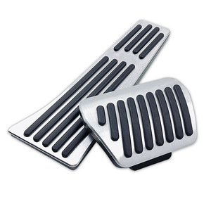 BMW 1 2 3 5 Series Pédale de frein d'accélérateur Pédale en métal antidérapante non perforée pour véhicules X3 X5 X6 - Product Image 3