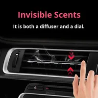 Diffuseur d'air pour voiture, parfum pour climatiseur, bâtonnet de parfum caché, clip lumineux, diffuseur d'air pour grille d'aération, désodorisant solide
