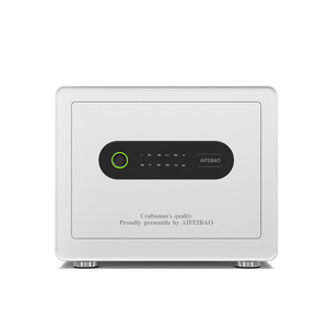 AIFEIBAO <span class=keywords><strong>Mini</strong></span> <span class=keywords><strong>coffre</strong></span>-<span class=keywords><strong>fort</strong></span> antivol tout en acier avec mot de passe d'empreintes digitales Clip WIFI intelligent pour la maison, le bureau et le chevet Pinces invisibles pour les fichiers - Product Image 6