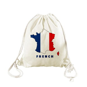 Sac à dos en toile de coton à personnaliser pour enfants, sac à cordon pour peinture DIY - Product Image 2