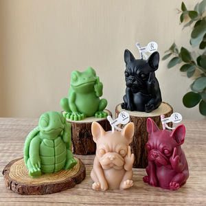 Vela perfumada con forma de animal divertido, decoración creativa para el hogar, accesorio de fotografía, regalo de broma para decoración de fiestas - Product Image 1