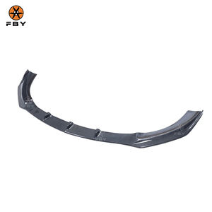 Lèvre avant en fibre de carbone de style W118 FD pour Mercedes-Benz <span class=keywords><strong>CLA</strong></span> 45 W118 C118 X118 2019 + jupes latérales de becquet de lèvre avant en carbone - Product Image 6