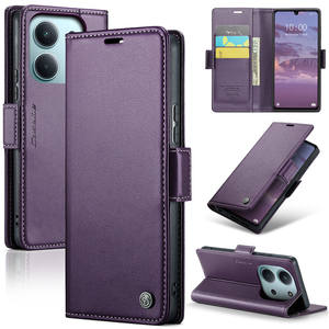 Caseme 023 PU cuir Flip Wallet porte-cartes support de téléphone portable housse étui pour Redmi 15C 4G/5G - Product Image 6