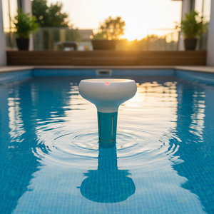 Moniteur de qualité de l'eau de <span class=keywords><strong>piscine</strong></span> sans fil WiFi YINMIK à énergie solaire, précision 0,1 <span class=keywords><strong>pH</strong></span>, détection du chlore résiduel, ORP, température - Product Image 4