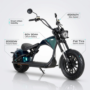 Scooter Eléctrico Citycoco Chopper 2000W 60V con Motor en el Eje, 2 Ruedas, Disponible en la UE - Product Image 1
