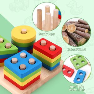 Juguetes Educativos Montessori <span class=keywords><strong>de</strong></span> Madera al Por Mayor Unisex para el <span class=keywords><strong>Desarrollo</strong></span> Educativo Infantil - Product Image 2