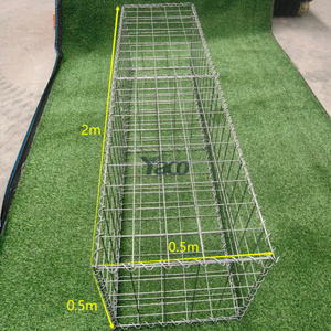 Boîte gabion soudée en fil d'acier galvanisé pour projets de lutte contre les inondations, fournie directement par l'<span class=keywords><strong>usine</strong></span> - Product Image 1