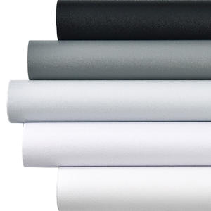 Zwart Frosted Effen Behang Pvc Zelfklevend Effen Kleur Muurpapier Muurstickerrollen Voor Interieurdecoratie - Product Image 1