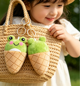 Llavero de Peluche Personalizado de <span class=keywords><strong>Anime</strong></span> con Diseño de Animal, Suave y Adorable, Relleno de Algodón PP, Unisex, para Niños, Regalos - Product Image 5