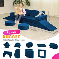 Canapé modulaire pour enfants en mousse souple et durable, certifié OEKO, pour salle de jeux, château gonflable, pour les tout-petits