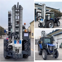 Foreuse à percussion montée sur tracteur KY, machine de forage d'eau