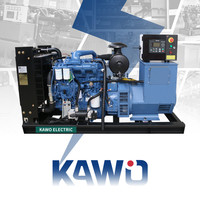 Groupe électrogène diesel KAWO 150KW 150KVA 50Hz triphasé avec moteur Yuchai, démarrage automatique ATS, châssis ouvert, silencieux, 1800 tr/min, pour usage hospitalier, refroidissement par eau