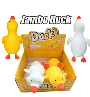 Squishy géant en forme de canard 36*16.5cm, à remontée lente, jouet anti-stress pour enfants, cadeaux d'anniversaire, cadeaux de fête, jouet pour soulager l'anxiété