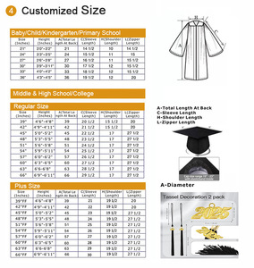 Conjunto de Birrete y Toga de Graduación para Licenciatura 2025 con Borla, Cordón de Honor y Estolas de Graduación para Escuela Secundaria y Universidad - Product Image 6