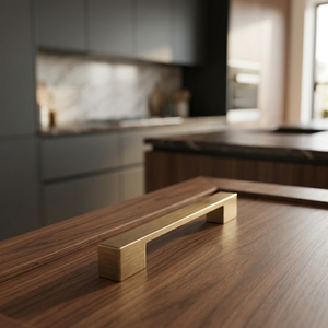 Modern Brass <b>Cabinet</b> Pull <b>Handle</b> High Quality Durable <b>Kitchen</b> Hardware <b>Door</b> <b>Cabinet</b> Drawer Wardrobe Use - Product Image 3