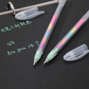 Bolígrafo de gel con purpurina de colores, punta de bala de 1.0 mm, para la escuela, oficina, escritura, resaltado, diario, niños, estudiantes, carcasa de plástico - Product Image 4