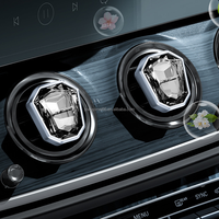 Nouveau désodorisant de voiture en alliage miniature, clip de parfum pour grille d'aération de climatiseur automobile, parfum aromatique frais, pièce auto en alliage