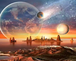 Papier peint 3D personnalisé pour chambre à coucher, murale ciel étoilé, musée de la science et de la technologie, fond de boîte 3D, astronaute - Product Image 4