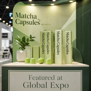 Capsules de matcha saveur umami compatibles avec les machines Nespresso, sans grumeaux, bio, saines, dosettes de thé vert - Product Image 4