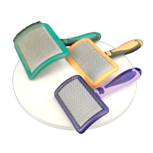 Brosse aspirante professionnelle en plastique pour le toilettage des chats – Éliminateur de poils et de saletés - Product Image 1