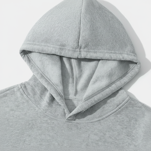 Conjunto de sudadera con capucha y pantalones de chándal de algodón de gran tamaño unisex, estampado OEM personalizado de Vietnam, patrón sólido para otoño - Product Image 1