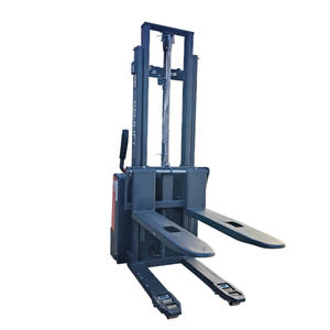 RELILIFT <span class=keywords><strong>Stacker</strong></span> Elektrik Tiang Dua Tingkat yang Kokoh, Tinggi Maksimum 2m, Muatan Kontainer 1,5 Ton, Baterai Asam Timbal - Product Image 3