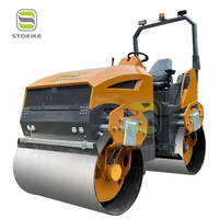 Compacteur routier de marque chinoise de premier plan, 3 tonnes, 4 tonnes, 5 tonnes, ST3000, avec moteur Kubota haute performance, à vendre