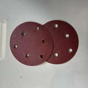 Papel de lija de tela de <span class=keywords><strong>esmeril</strong></span> de óxido de aluminio de <span class=keywords><strong>6</strong></span> <span class=keywords><strong>pulgadas</strong></span> de alta dureza, disco de aleta abrasivo de 150mm para pulido de paredes de madera para máquinas amoladoras - Product Image 6