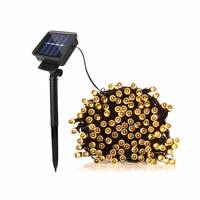 100 Led Solar Powered Fairy String Licht Girlande Farben Outdoor Garten Weihnachten Hochzeits feier Dekoration Lampe Wasserdicht