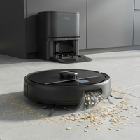 Robot aspirateur intelligent électrique eau et poussière, balayage et lavage, filtre HEPA, réservoir d'eau, contrôlé par application, batterie Li-Ion, pour maison et garage, automatique