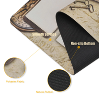 Tapis de souris grand format antidérapant et résistant à l'eau, motif dessin animé personnalisé, directement de l'usine, pour le jeu, le bureau et les loisirs