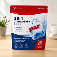 Gel Pencuci Piring Ramah Lingkungan Penghilang Noda Bebas Plastik Biodegradable Pembersih Pencuci Piring Grosir Label Pribadi