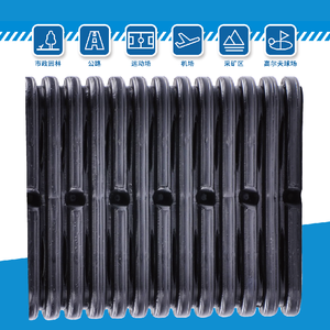 Tuyau de drainage plat en HDPE perforé de 158 mm, système de drainage souterrain pour remblai de gazon synthétique - Product Image 3