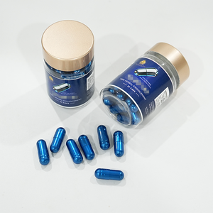 Compléments alimentaires à base de plantes avec logo personnalisé OEM, capsules de racine de maca, produit pour la vitalité masculine, pilules bleues - Product Image 6