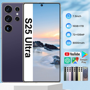 Teléfono Inteligente S25 Ultra de Alta Resolución, Cámara Dual de 72+108MP, Pantalla de <span class=keywords><strong>7</strong></span>.3 Pulgadas, 8000mAh, 16GB+1TB, Doble SIM, Ranura para Tarjeta TF, Versión Global - Product Image 4