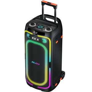Altavoz Portátil Partybox, <span class=keywords><strong>Caixa</strong></span> De Som, Boombox3, Micrófono Dual, Karaoke, Aux, Sistema de Altavoces para DJ - Product Image 6