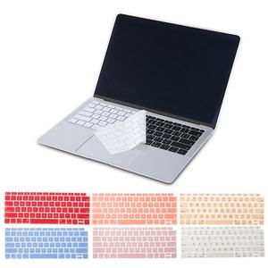 Protecteur de <span class=keywords><strong>clavier</strong></span> en silicone pour <span class=keywords><strong>MacBook</strong></span> Air 13.3 A1932 / <span class=keywords><strong>Pro</strong></span> 13.3 |   Disposition EU/US |   Couverture personnalisable en anglais, espagnol et arabe - Product Image 2