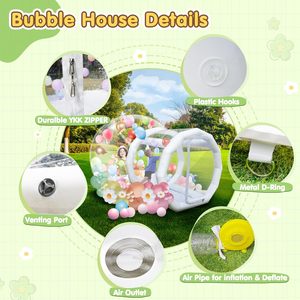 2024 al aire libre niños entretenimiento impermeable evento carpa globo transparente cúpula burbuja cúpula casa inflable Casa <span class=keywords><strong>de</strong></span> rebote <span class=keywords><strong>alquiler</strong></span> - Product Image 3