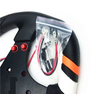 Volant de voiture multifonctionnel en cuir de haute qualité, imitation cuir, accessoire automobile - Product Image 2