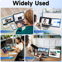 OEM P5 double moniteur portable ultra-mince 15.6 "FHD 1080P IPS compatible avec les ordinateurs portables 13"-17.3 "pour les entreprises et les jeux