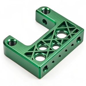 CNC Custom Machined Aluminum Mounting Bracket Precision Metal Component for Industrial Applications Milling Services - Product Image 5