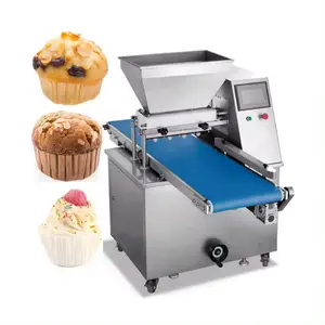 Automatic cupcake depositor panda sponge cake making machine