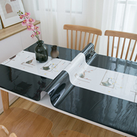 Couverture de Table de Restaurant en plastique imperméable à l'eau, protecteur ignifuge résistant à l'huile